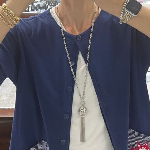 David Yurman Quatrefoil Diamond Necklace - Picture 8 of 8